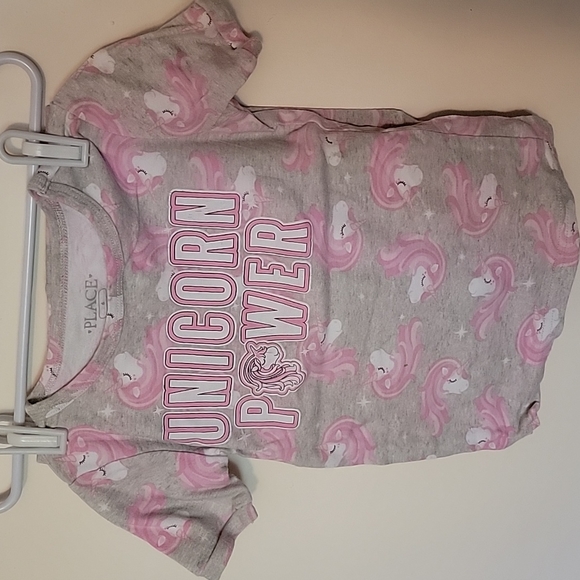 Unicorn Power Pajama Set, The Children's Place, Size 6 - Picture 1 of 3